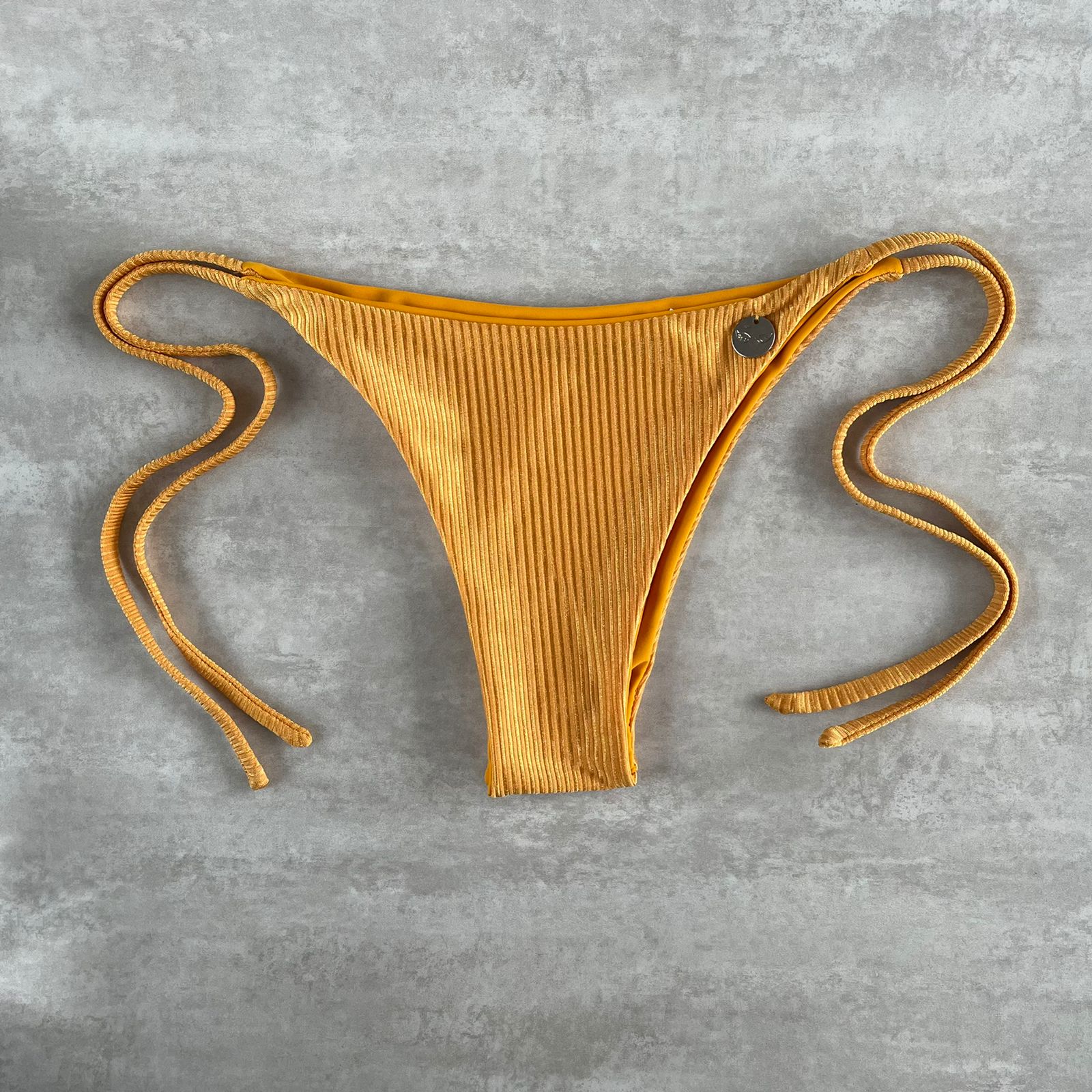 Bottom totoritas mostaza oscuro print