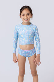 Conjunto Cadiz Niñas Cielo marino