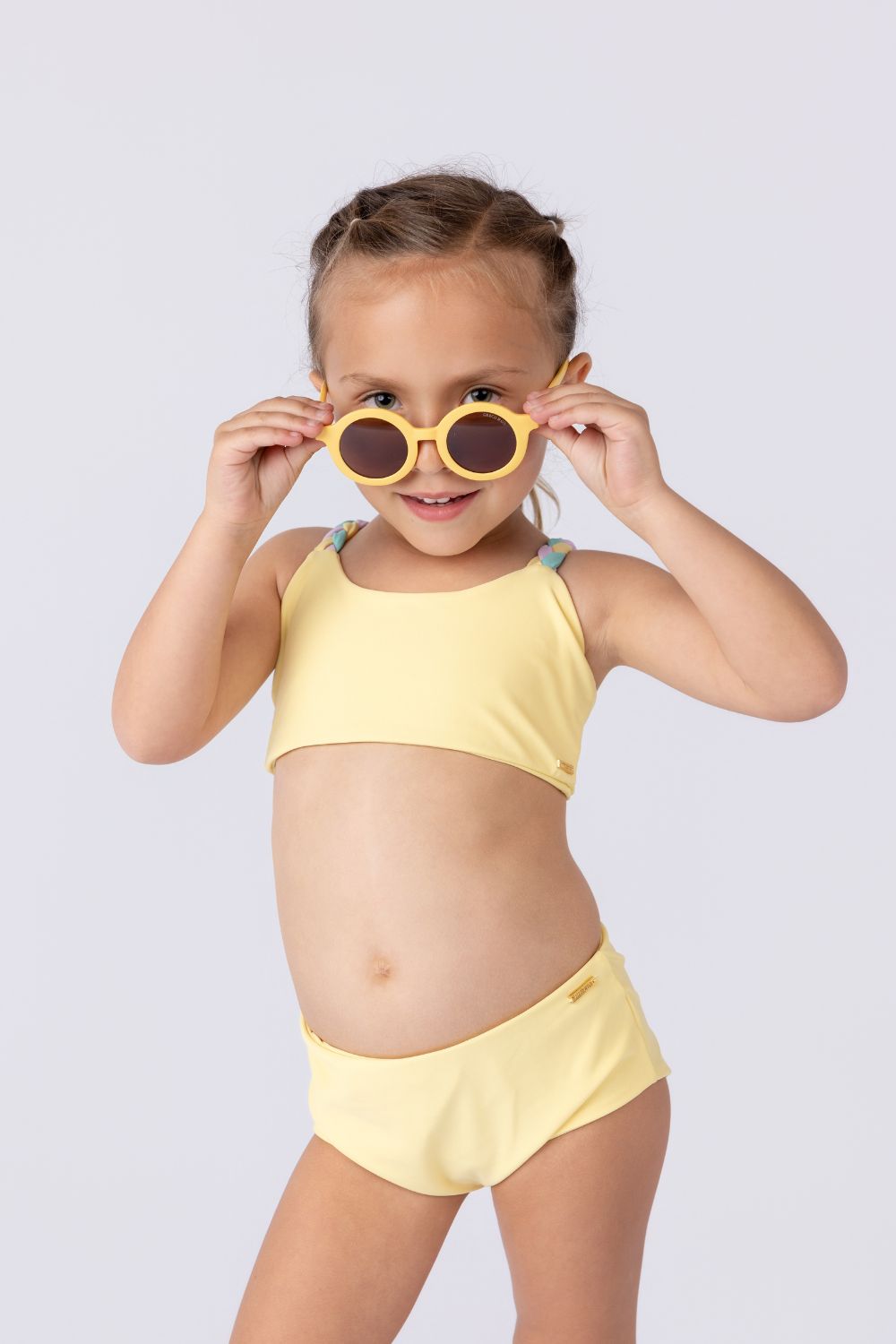 Bottom Tahiti Niñas Amarillo Pastel