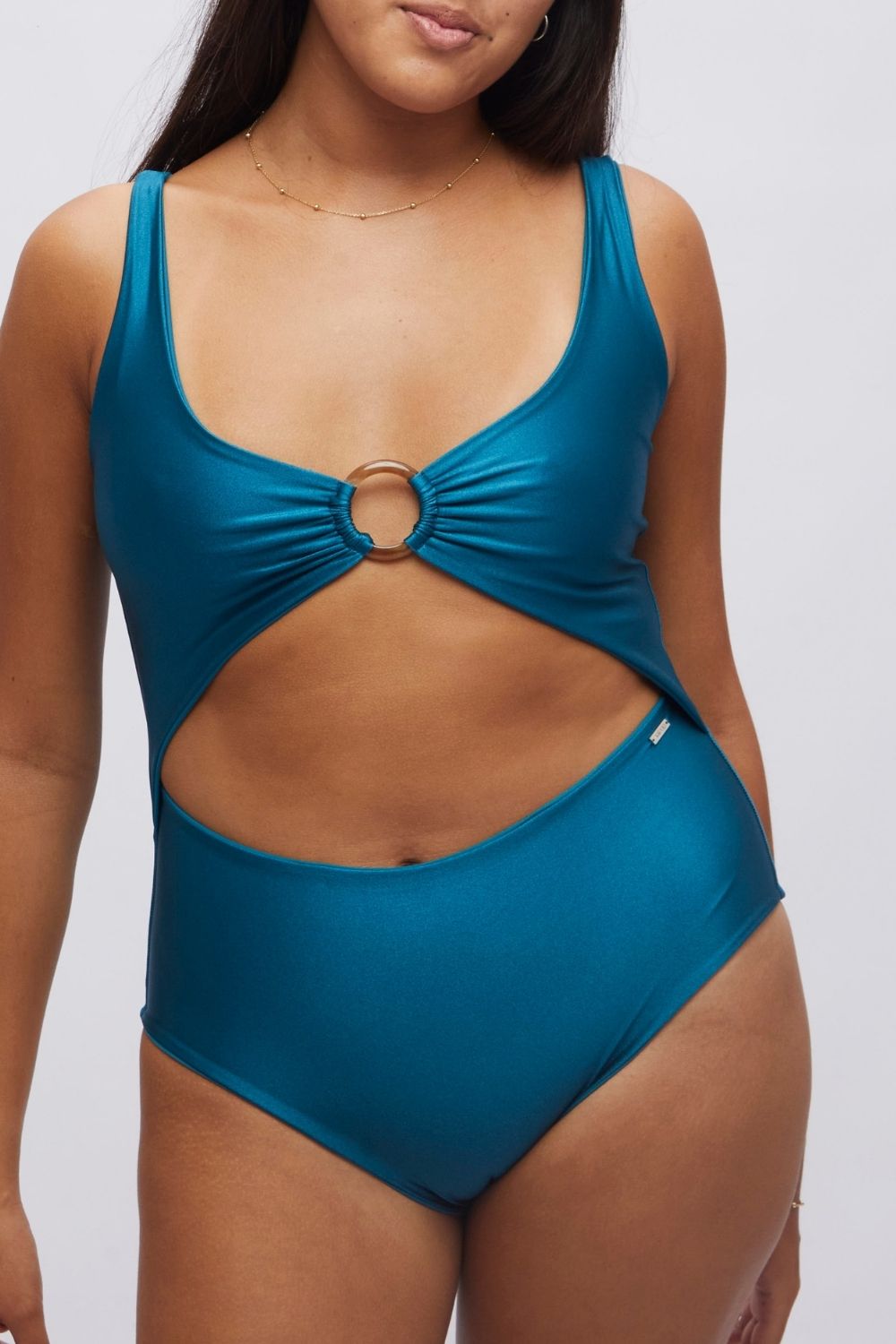 Entera Cabo Peacock satinado reversible a mate