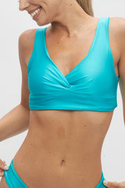 Top Saona Jade reversible a satinado