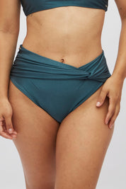 Bottom Filomena Verde oscuro satinado