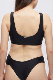 Top Saona Negro satinado reversible a mate