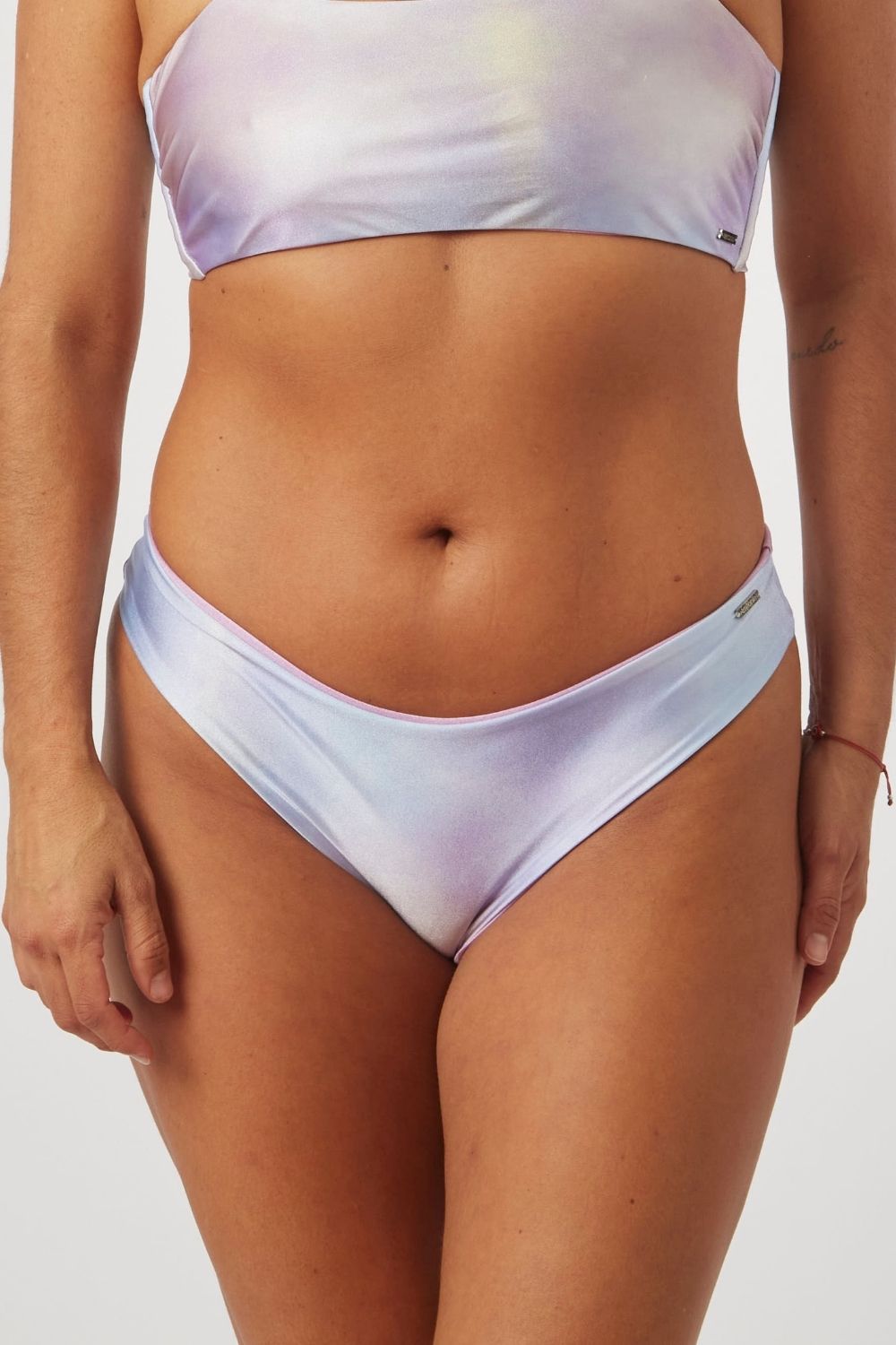Bottom Gaviotas Aire reversible a lila satinado