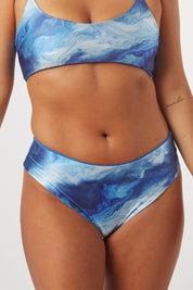 Bottom Bogatell Agua satinado reversible a azul
