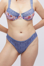 Bottom Gaviotas Denim reversible a azul claro