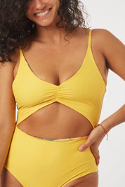 Entera Mira Mar Soles reversible a amarillo