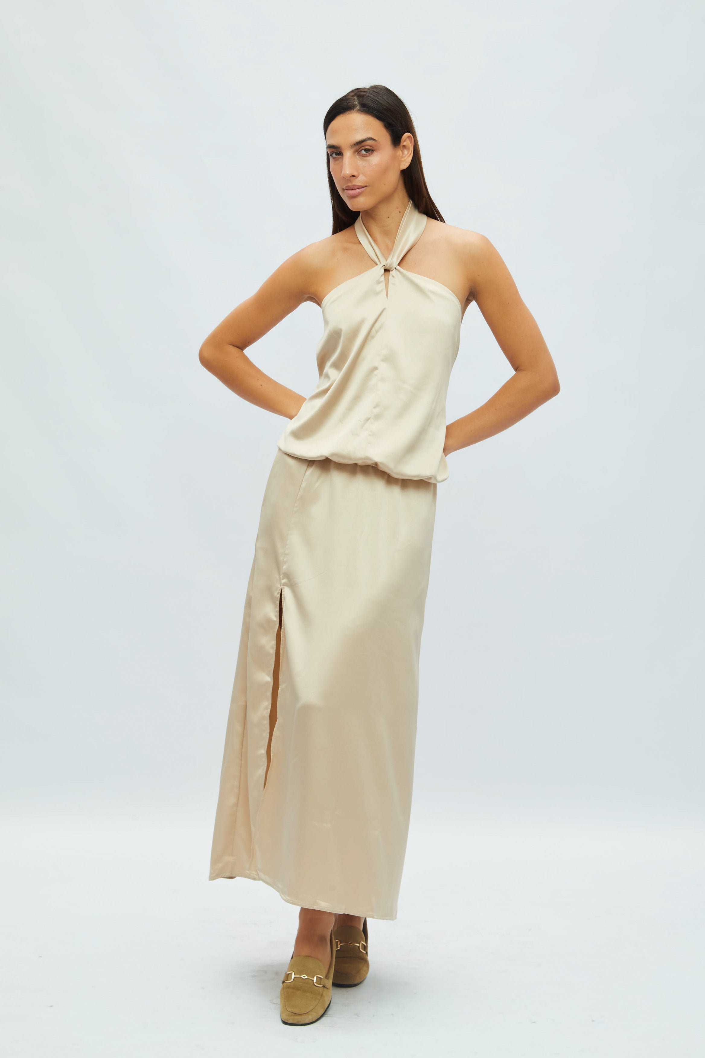 Blusa Macarella Champagne