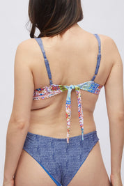 Bottom Gaviotas Denim reversible a azul claro