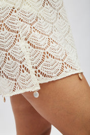 Vestido Cancún mini Crema