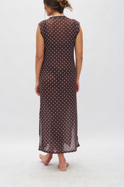 Vestido Venice Lunares marrón