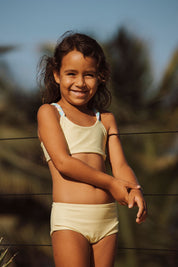 Top Brisas Niñas Amarillo pastel