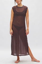 Vestido Venice Lunares marrón