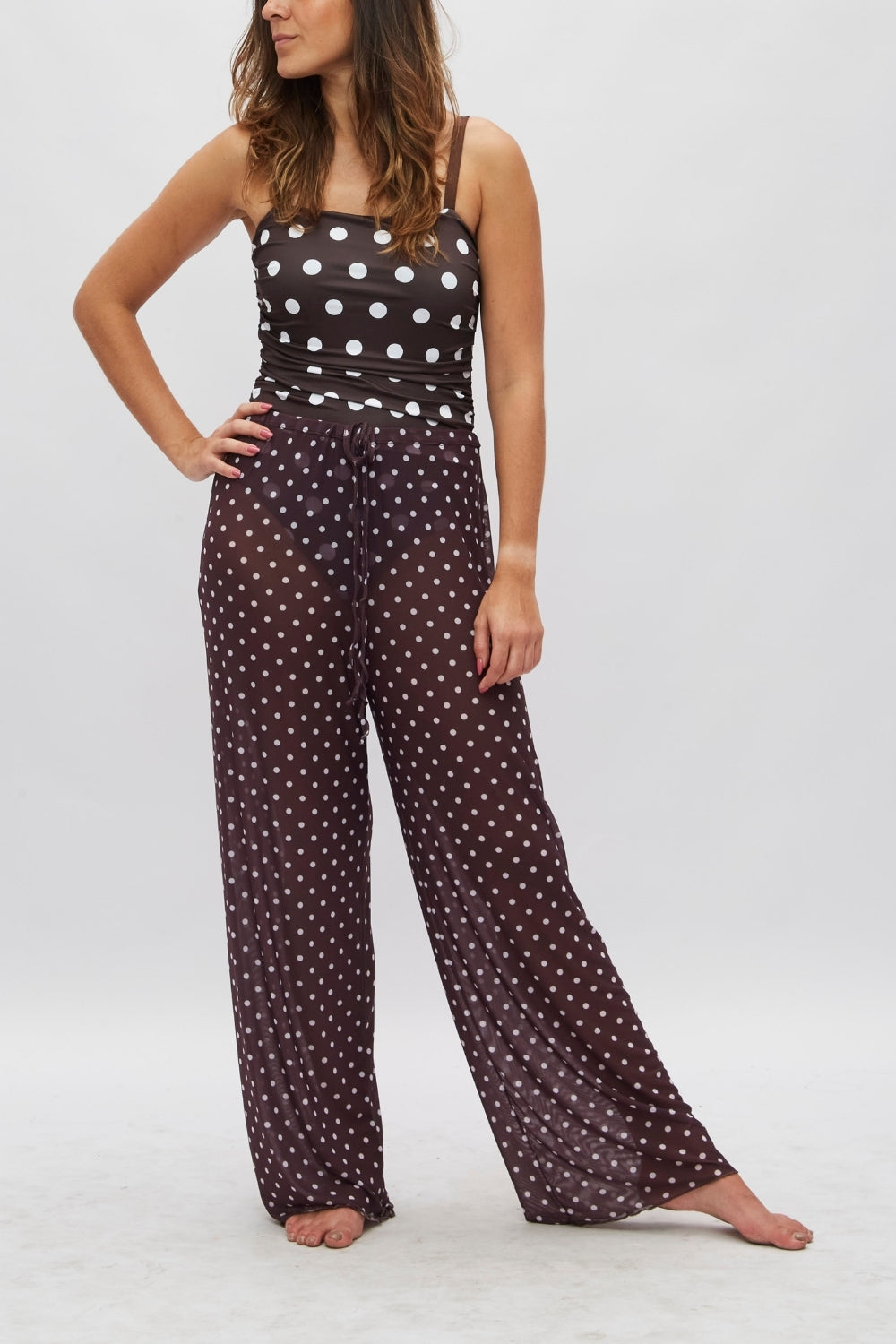 Pantalón Cala Lunares marrones