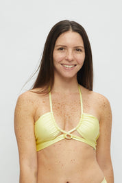 Top Nasau Amarillo pastel satinado reversible a mate