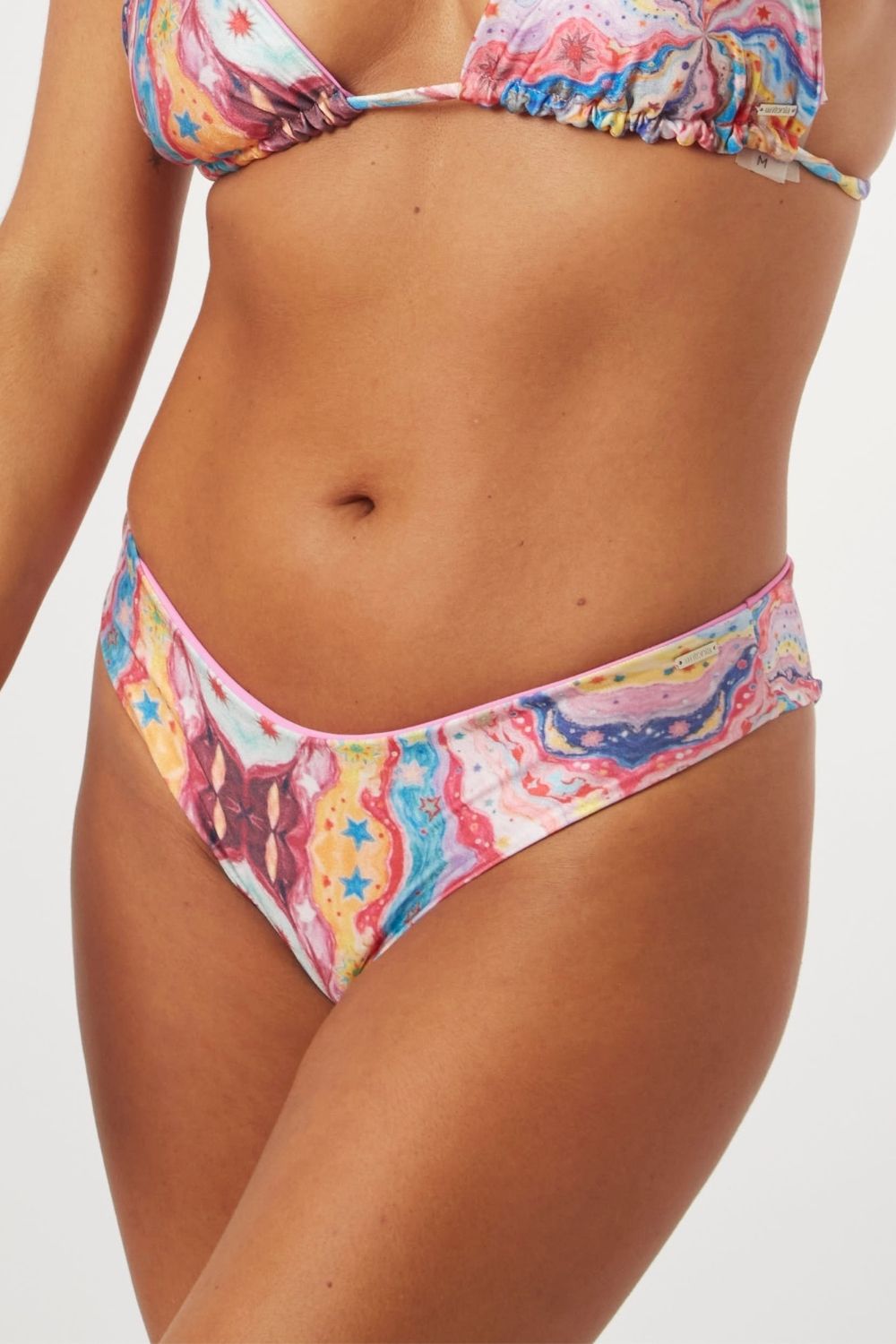 Bottom Gaviotas Lluvia de estrellas reversible a rosado