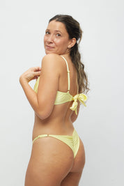 Bottom Pocitas Amarillo pastel satinado reversible a mate