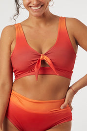 Top Bujama Fuego reversible a cereza