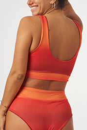 Top Bujama Fuego reversible a cereza