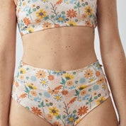 Bottom Bora flores reversible a durazno