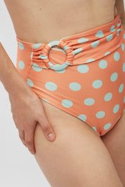 Preventa Bottom Piccola con aro Multi lunares menta pastel