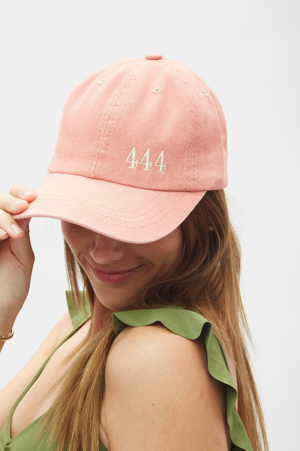 Gorro 444 denim rosa