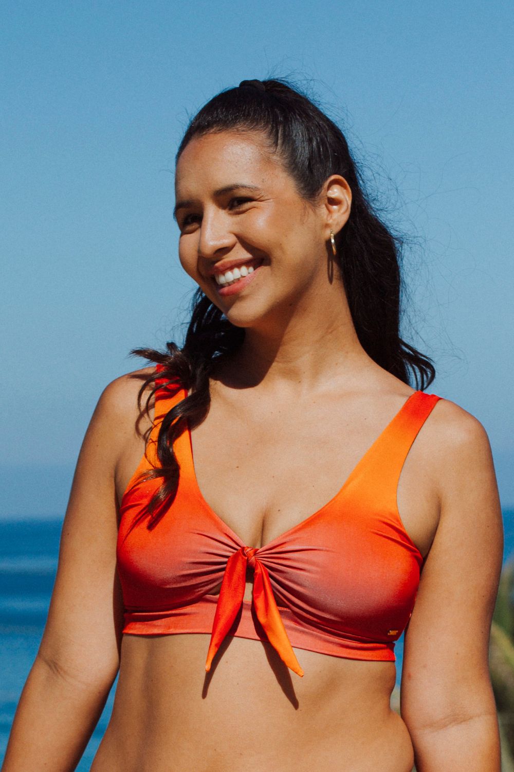 Top Bujama Fuego reversible a cereza