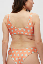 Top Cabo Multi lunares menta pastel