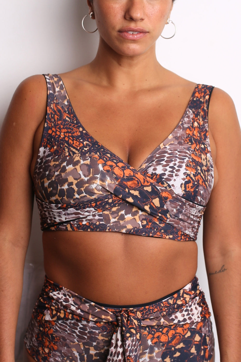 Top Saona Pitón de fuego reversible a negro