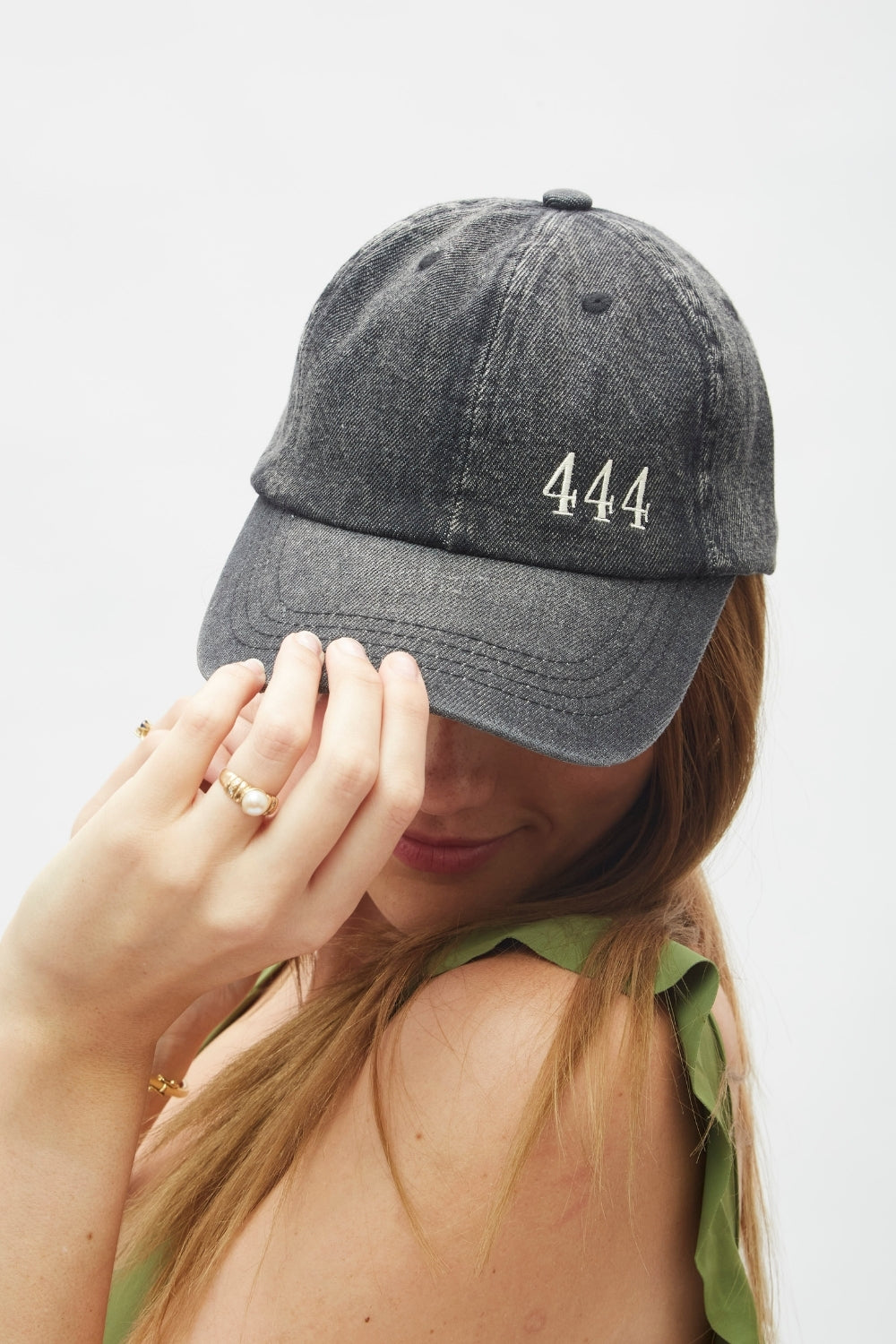 Gorro 444 denim negro