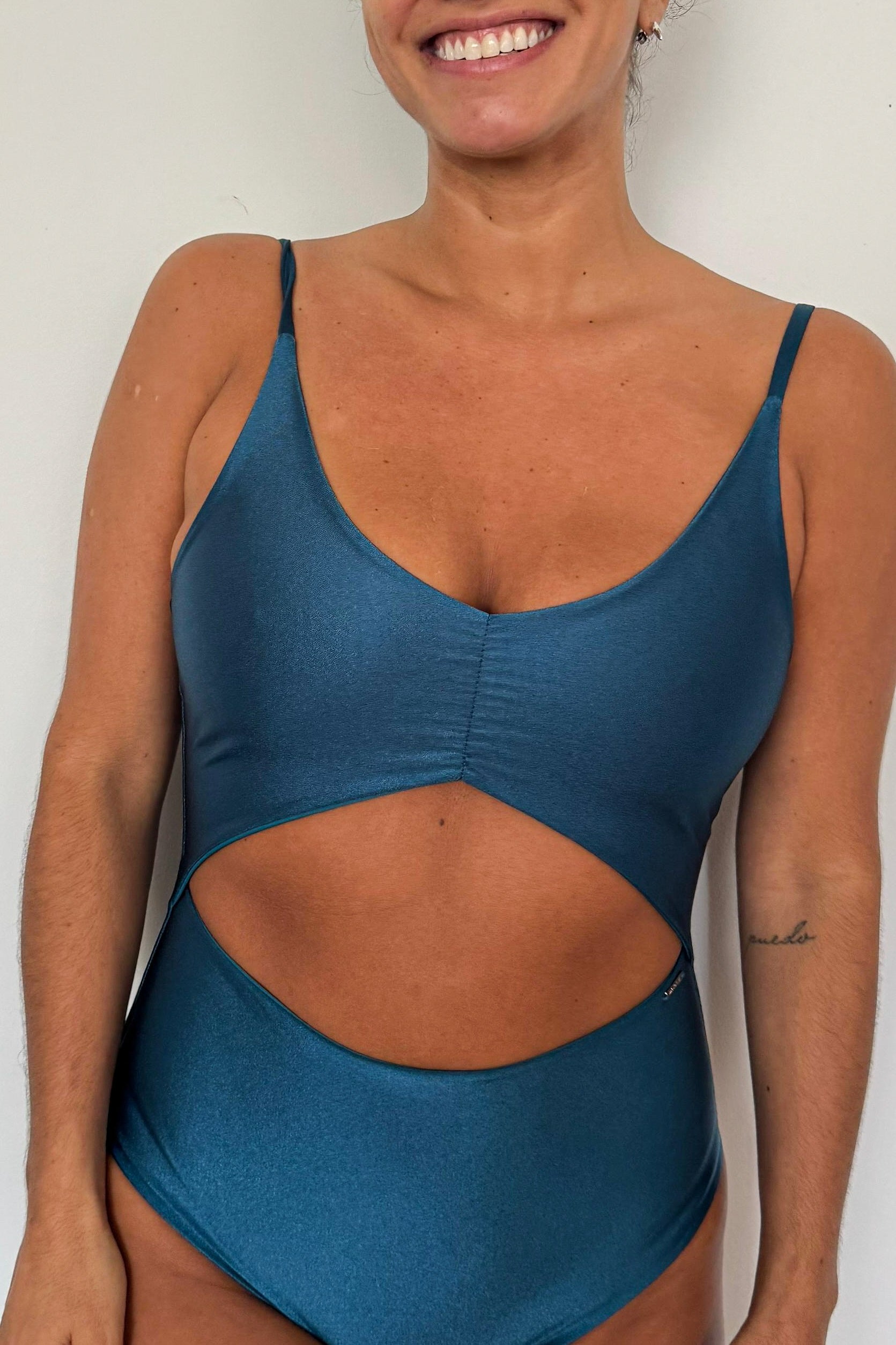 Entera Mira Mar Peacock satinado reversible a mate