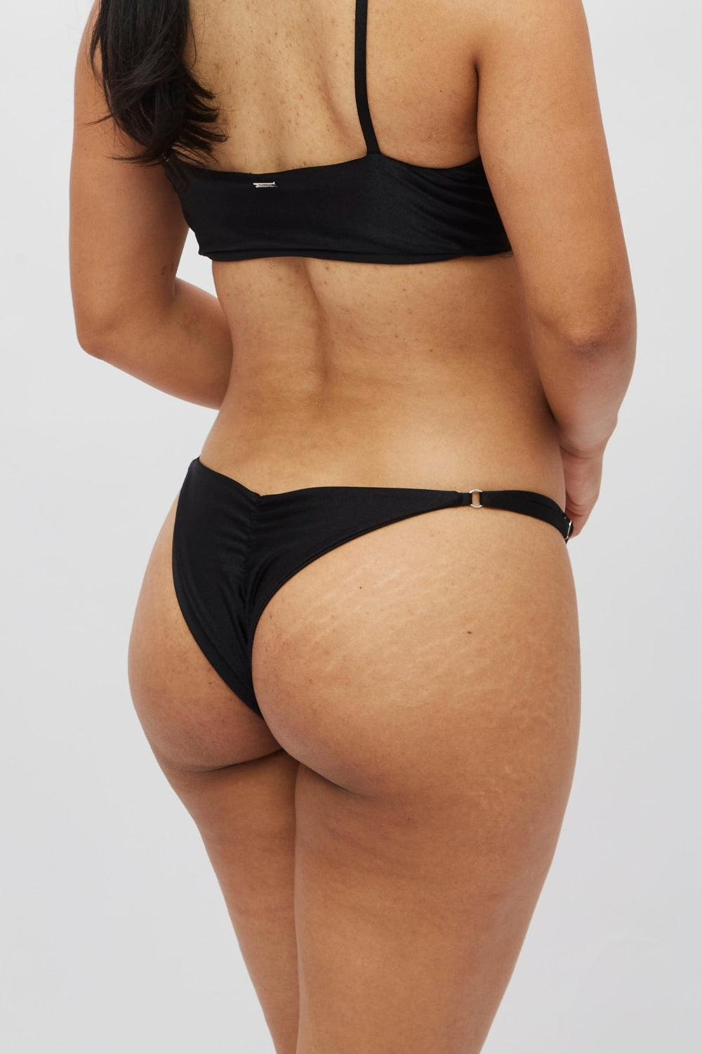 Bottom Pocitas Negro satinado reversible a mate