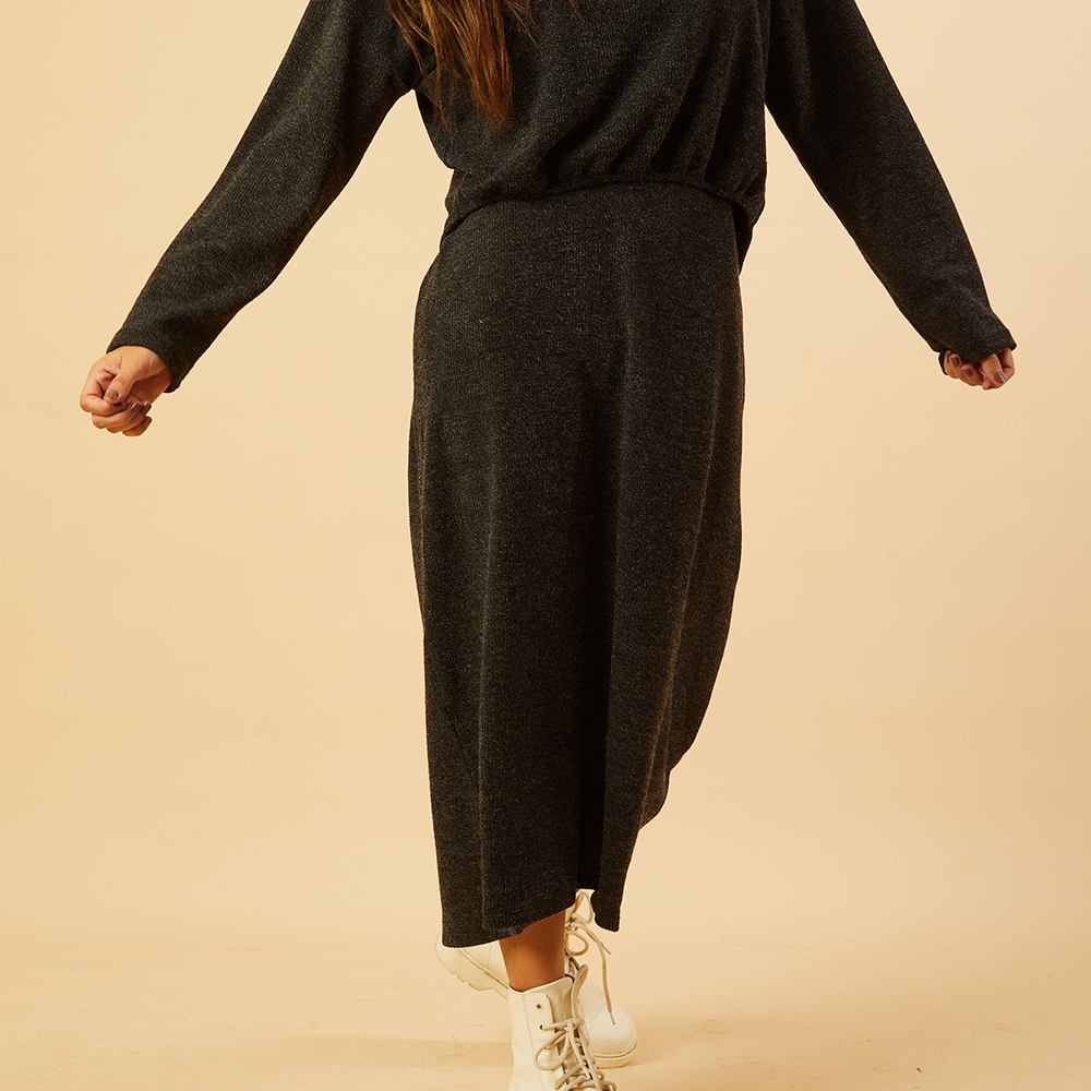 Falda Pemba gris oscuro