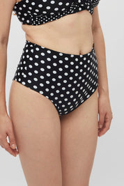 Bottom Paracas Lunares negros reversible a negro