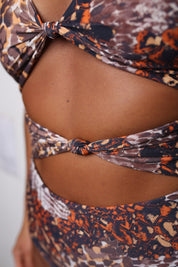 Entera Pimentel Pitón de fuego reversible a negro