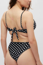 Top Punta Sal Lunares negros