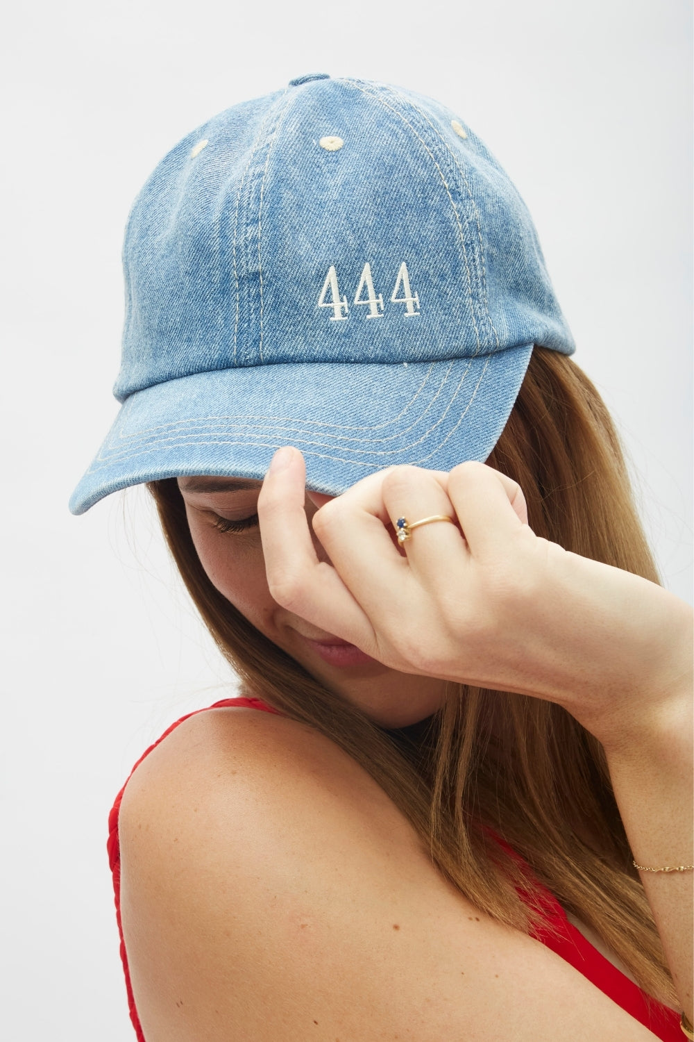 Gorro 444 denim celeste