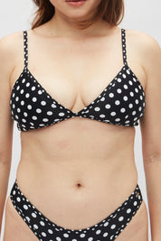 Top Punta Sal Lunares negros