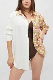 Blusa Copacabana Palmeras bicolor