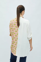 Blusa Copacabana Palmeras bicolor