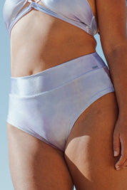 Bottom Bora Aire reversible a lila satinado