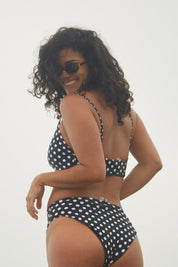 Bottom Bogatell Lunares negros reversible a negro