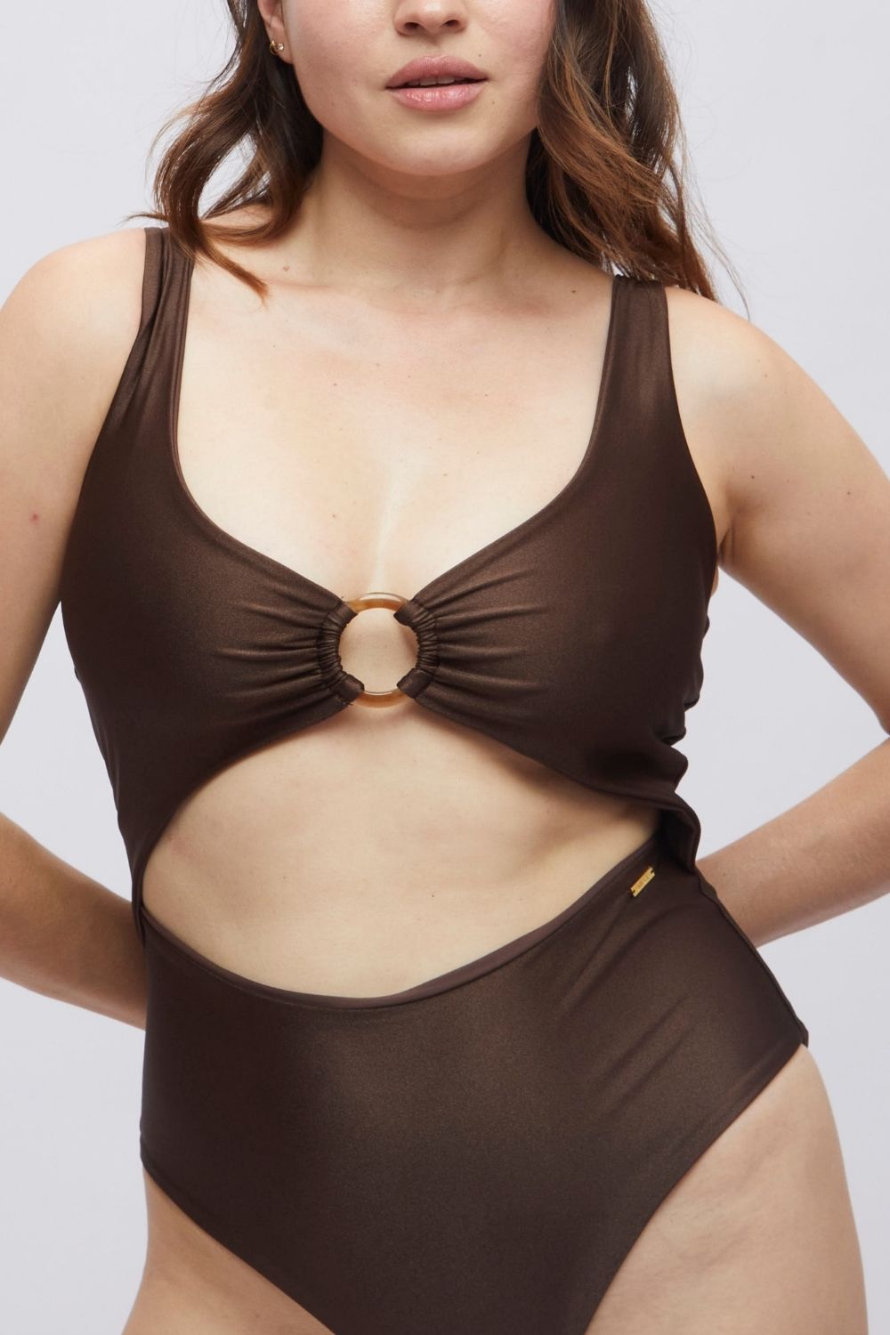 Entera Cabo Marrón satinado reversible a mate