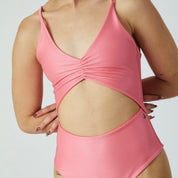 Entera Mira Mar rosado rib reversible a salmón