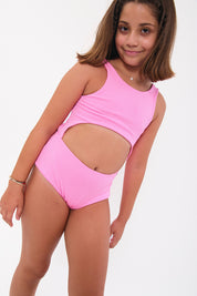 Entera Porto teens pink bright reversible a rosado satinado