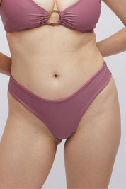 Bottom Cocos Uvo satinado reversible a malva