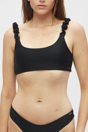 Top Brisas Negro satinado reversible a mate