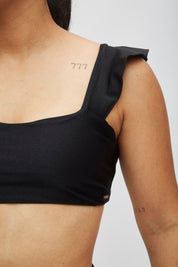 Top caballeros Negro satinado reversible a mate