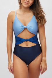 Entera Pimentel Tricolor azul satinado