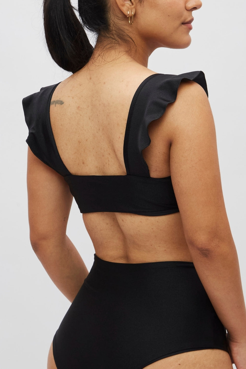 Top caballeros Negro satinado reversible a mate